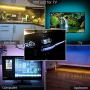 Yetaida 16.4ft USB LED Strip Light with Remote, Color Changing LED Strip Lights, for Bedroom, Home, Kitchen, DIY Decoration (Not Include Battery)