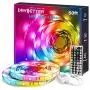 Daybetter Led Strip Lights, 50ft 270Leds RGB Led Light Strips Kits with Remote, Color Changing Led Lights for Bedroom Room Tv Kitchen Desk Party