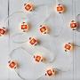 Lights4fun, Inc. 20 American Football Battery Operated Micro LED Indoor Silver Wire String Lights