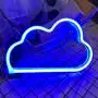 Blue Cloud Light Neon Signs Neon Lights for Wall Decor,USB or Battery LED Signs for Bedroom, Decorative Neon Light Sign for Christmas,Birthday Party, Living Room, Girls,Kids Room