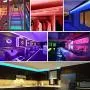 LED Strip Lights, 16.4ft RGB LED Lights Strip 5050 LED Tape Lights,Color Changing Flexible LED Strip Lights with 44 Keys IR Remote for Home Lighting Kitchen Bed Bar Led Lights DIY Home Decoration