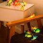 String Lights with Bright Dinosaurs  12LEDS  Realistic Looking Dinosaurs Light Children Gift Plastic Toy Super Fun Dino Lights