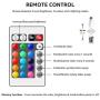 LE 9W Color Changing Light Bulbs with Remote, Dimmable LED Light Bulb, 60W Equivalent 806 Lumens Warm White, RGB Decorative Lighting for Home Bar Party Bedroom, A19 E26 Screw Base (4 Pack)