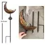 Aikeve Solar Garden Stake Lights,2 Pack Crackle Glass Globe Antique Brass Metal Stake Warm White Moon Lights,Outdoor Waterproof for Lawn Patio Yard Wedding Party Decorations Light Aikeve Solar Garden Stake Lights,2 Pack Crackle Glass Globe Antique Brass Metal Stake Warm White Moon Lights,Outdoor Waterproof for Lawn Patio Yard Wedding Party Decorations Light