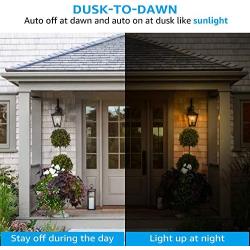 TORCHSTAR 8-Pack LED Dusk-to-Dawn A19 Light Bulb, Photo Sensor Outdoor Bulb, 9W (60W Eqv.), 800lm, 2700K Soft White, CRI 80+, UL & Energy Star Certified, for Porch, Front Door, 3 Years Warranty