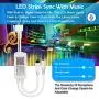 Alexa LED Strip Lights 65.6ft, LUMAND Smart WiFi RGB Light Strips with App and Remote Control,Music Sync Color Changing Light Kit for Bedroom Home Party Decoration