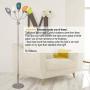 Adjustable Modern Floor Lamp by Lightaccents - Multihead Stand up Lamp Bedroom Light with 5- Head Positionable Multicolor Acrylic Reading Shades 5 arm Room Light (Grey)