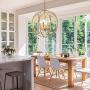 Lovedima Modern Chic Gold Sphere 3 Lights/4 Lights Iron Orb Chain Suspended Chandelier Pendant Light (4-Light) Lovedima Modern Chic Gold Sphere 3 Lights/4 Lights Iron Orb Chain Suspended Chandelier Pendant Light (4-Light)