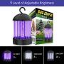 Electronic Mosquito Killer Lamp,Bug Zapper with Light Mosquito Trap, Fly Zapper Insect Killer Safety & Non-Toxic for Home Indoor/Outdoor Bedroom Kitchen Use