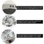 Modern Crystal Ceiling Light Flush Mount Round LED Chandeliers Lamp with 6000K for Bedroom Dining Room Living Room Hallway Foyer Entry ( 30w Cool White) Modern Crystal Ceiling Light Flush Mount Round LED Chandeliers Lamp with 6000K for Bedroom Dining Room Living Room Hallway Foyer Entry ( 30w Cool White)