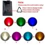 Solar Lights Outdoor Colored Waterproof 7 LED Color Changing Solar Spot Lights Landscape Spotlight for Yard Garden Patio Lawn - 2 Pics