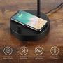 Wireless Charging Desk Lamp – Table Lamp with USB Port and Wireless Charging Pad, Bedside Lamp for Office Bedroom Living Room College Dorm