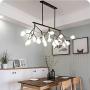 Branch Firefly G4 Chandeliers Light,Artistic Creativity Living Room Shop Light Fixture Chandelier,Romantic Warm Pendant Light Lamp Black Frosted