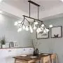 Branch Firefly G4 Chandeliers Light,Artistic Creativity Living Room Shop Light Fixture Chandelier,Romantic Warm Pendant Light Lamp Black Frosted