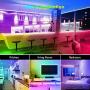 100ft Led Strip Lights, Livingpai Color Changing LED Light Strips with Music Sync, Remote, Built-in Mic, Bluetooth App Control, RGB LED Lights for Bedroom, Party, Kitchen, TV, Home