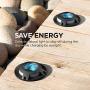 Home Zone Security Solar Deck Lights - Outdoor Solar Dock and Driveway Path Lights, Weatherproof with No Wiring Required, Black (4-Pack)