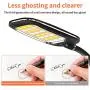 LED Desk Lamps, HOKEKI Bedside Lamp, Table Lamps for Bedroom, clamp Light, Office Lamp, 3 Lighting Modes, Adjustable Brightness, USB Charging, 360° Flexible Gooseneck Book Light