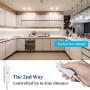 White LED Strip Lights, WOBANE Dimmable LED Light Strip Kit, 16.4ft Flexible Tape Lights for Bedroom,Kitchen,Under Cabinet,Bright 6500K Daylight, LED Mirror Lighting for Vanity Makeup Dressing Table