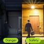 Motion Sensor Light Bulbs Outdoor, Boxlood Indoor Movement Activated LED Bulbs, 5000K Daylight 12W(100W Equivalent) A19 E26, Dusk to Dawn Security Bulbs for Entrance Porch Stairs Garage Closet, 4Pack