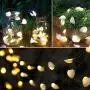 HDNICEZM Beach Seashell Decorative String Lights 14.1Ft 40 Warm White LED Waterproof Battery Operated Ocean String Lights for Bedroom Wedding Holiday Party Garden Indoor Outdoor Decorations