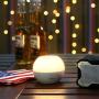 AUKEY Baby Night Light for Kids, Rechargeable Bedside Lamp with RGB Color-Changing & Dimmable Bedroom Light, IP65 Water-Resistance Touch Control Table Lamp for Reading, Sleeping, and Relaxing