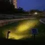 HEX 30X Twin Solar Spotlight Warm White LED for Outdoor Garden Yard Landscape Downlight