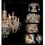 Generic Island Lights Crystals Chandelier 15 Lights Ceiling Fixtures Color Cognac ¡­