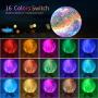 Moon Lamp Kids Night Light, GDPETS Galaxy Lamp 16 Colors 3D Star Moon Light with Wood Stand, Remote & Touch Control USB Rechargeable Perfect Gift for Baby Girls Lover Birthday
