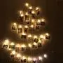 LED Photo String Lights-Magnoloran 20 Photo Clips Battery Powered Fairy Twinkle Lights, Wedding Party Christmas Home Decor Lights for Hanging Photos, Cards and Artwork, Warm White