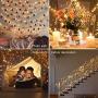Will Well Upgraded String Lights with Photo Clips Battery & USB Powered, 100 LED 33 Ft Fairy Lights with Remote Timer, Copper Wire Twinkle Lights for Bedroom Wall Wedding Christmas Decor