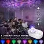 Night Light Projector, Galaxy Projector Light with Nebula Cloud & Ocean Wave, Bluetooth Music Speaker, Star Projector Night Lamp for Baby, Night Light for Kids & Adults, Party/Bedroom/Home Decor/Gift