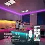 MINGER Led Strip Lights 32.8ft, Bluetooth Color Changing Lights with App Control, Remote, Control Box, Music Sync Led Light Strips with 64 Scene Modes for Living Room, Bedroom, Kitchen, Bar, 2x16.4ft