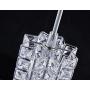 SHUPREGU 1-Light Pendant Lighting, Crystal Mini Pendant Light fixtures,Chrome Finish Crystal Pendant lamp, for Kitchen Island, Dining Room, Cafe,Bar, LED Bulb Not Included