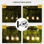 SUNTHIN 360W Outdoor Dimmer for String Lights, Wireless RF Smart Plug-in Dimmer Switch, Multifunctional Dimmer for Dimmable LED String Lights and Incandescent String Lights