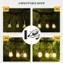 SUNTHIN 360W Outdoor Dimmer for String Lights, Wireless RF Smart Plug-in Dimmer Switch, Multifunctional Dimmer for Dimmable LED String Lights and Incandescent String Lights