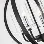 Maxax Industrial Chandelier Metal Spherical Globle Pendant Lamp with 4 Clear Glass Shades for Dining Room, Living Room Maxax Industrial Chandelier Metal Spherical Globle Pendant Lamp with 4 Clear Glass Shades for Dining Room, Living Room