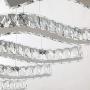 Maxax Chandelier Modern K9 Crystal Chandelier Lighting Flush Mount LED Ceiling Light Fixture Pendant Lamp for Dining Room Bathroom Bedroom Living Room