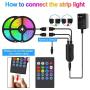 Arzerlize Led Strip Lights 32.8Ft, Bluetooth Led Lights for Bedroom, 300 RGB LEDs 16 Million Color Changing Room Lights with Remote, Smart Rope Lights Music Sync Scheduled On/Off Waterproof