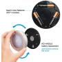 AMIR Upgraded Motion Sensor Light, Cordless Battery-Powered LED Night Light, Stick-Anywhere Closet Lights Stair Lights, Puck Lights for Hallway, Bathroom, Bedroom, Kitchen (Warm White - Pack of 6)