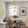 Metal Ring Shade Mini Pendant Light Contemporary, Modern Drop Hanging Light for Kitchen Island, Dining Room (NO Bulb)(3-Light) Metal Ring Shade Mini Pendant Light Contemporary, Modern Drop Hanging Light for Kitchen Island, Dining Room (NO Bulb)(3-Light)