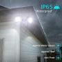 Olafus 50W LED Security Lights Motion Sensor, 5500LM Outdoor PIR Flood Light, IP65 Waterproof Exterior Floodlight Fixture, 2 Head Motion Detector Outside Lighting for Garage, Porch, Yard, 5000K White