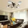 Semi Flush Mount Ceiling Light Fixture - FINXIN FXCL28 Modern Bronze Painting Pendant Light for Bedroom,Hallway,Kitchen and Dining Room (Bronze)