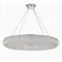 Crystal Ring Chandelier Modern/Contemporary Lighting Floating Orb Chandelier 60” Wide - Good for Dining Room, Foyer, Entryway, Family Room and More!