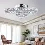 Modern Crystal Chandeliers, 3 Rings 36W LED Crystal Chandelier Fixtures Stainless Steel Pendant Ceiling Lights Fixtures for Dining Room Living Room Bedroom (Warm White) Modern Crystal Chandeliers, 3 Rings 36W LED Crystal Chandelier Fixtures Stainless Steel Pendant Ceiling Lights Fixtures for Dining Room Living Room Bedroom (Warm White)