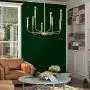 KSANA Gold Chandelier, Modern Light Fixture for Bedroom, Foyer, Dining & Living Room, Kitchen, and Entryway, (Upgraded Version, 2 Types of Height 8 Arms)