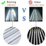 Roytong Waterproof Cascading LED Meteor Shower Rain Lights Outdoor for Holiday Party Wedding Christmas Tree Party Tree Decoration Birthday Gift (Green, 11.80)