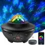 Star Projector Night Light Ocean Wave Projector w/LED Nebula Cloud Works with Alexa, Google Home, Night Light Ambiance with Music Speaker for Kids Adults Bedroom Party Birthday Wedding Home Theatre