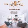 PUMING 8 Lights Gold Modern Sputnik Chandeliers Semi-Flush Ceiling Light Fixture for Living Room Bedroom Bathroom Kitchen Cottage Lighting PUMING 8 Lights Gold Modern Sputnik Chandeliers Semi-Flush Ceiling Light Fixture for Living Room Bedroom Bathroom Kitchen Cottage Lighting