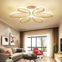 ZipLighting Modern LED Ceiling Light Dimmable Ceiling Lighting with Remote Round Ceiling Light Fixture Ceiling Lamp Flower Shape for Dinning Room Bedroom Kitchen Hallway 80W Decorative Lamp