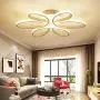 ZipLighting Modern LED Ceiling Light Dimmable Ceiling Lighting with Remote Round Ceiling Light Fixture Ceiling Lamp Flower Shape for Dinning Room Bedroom Kitchen Hallway 80W Decorative Lamp